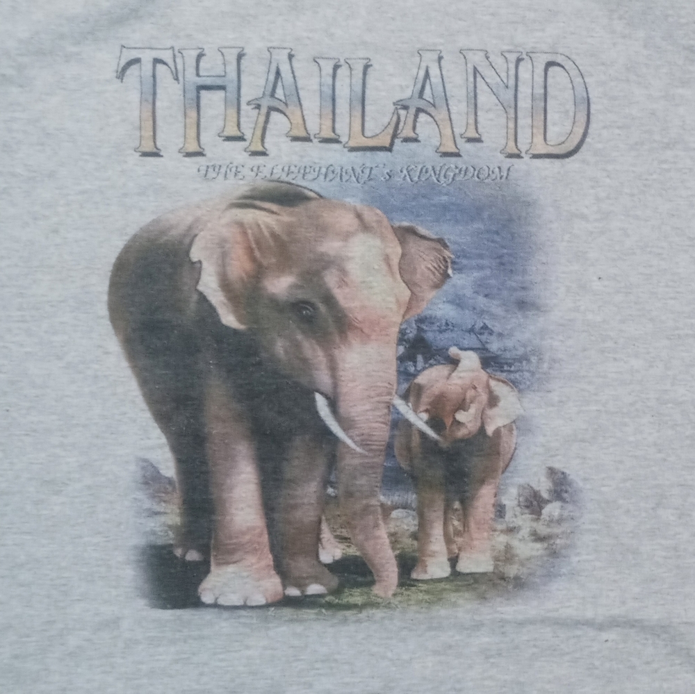 vintage Thailand Elephant Kingdom t shirt new